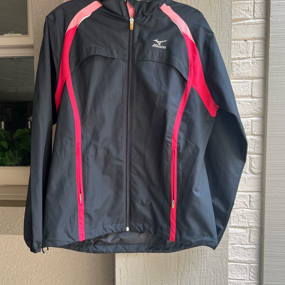 Mizuno running jacket black M